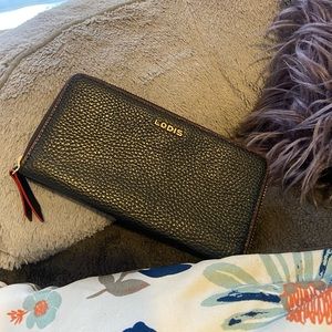 LODIS | black leather wallet